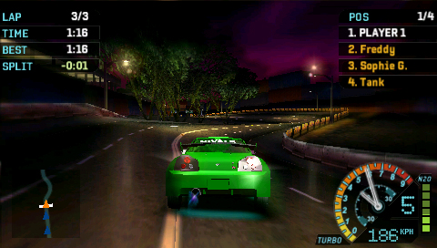 Need for Speed Underground Rivals screenshot 3 for PSP